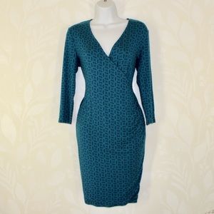 Banana Republic Faux Wrap Dress Sz. M Stretch